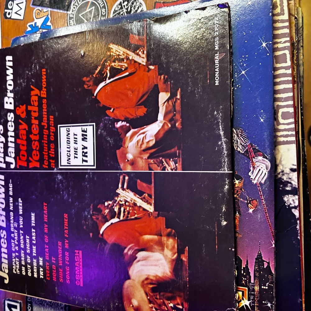 James Brown Vinyl Record Collection